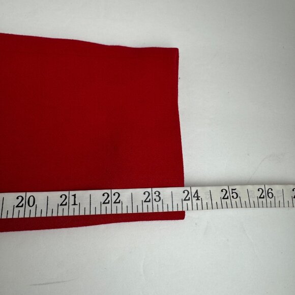 Kasper ASL Red Blazer Jacket Black Buttons Classic Professional Career Size 6 - Picture 10 of 10